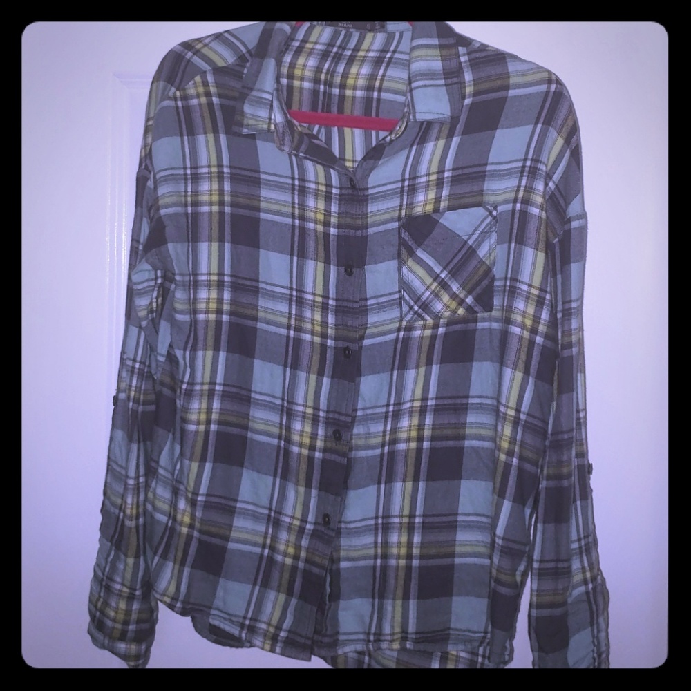 PrAna plaid flannel